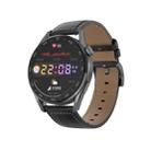 DT3pro 1.36 inch Color Screen Smart Watch, IP67 Waterproof,Leather Watchband,Support Bluetooth Call/Heart Rate Monitoring/Blood Pressure Monitoring/Blood Oxygen Monitoring/Sleep Monitoring(Black) - 1