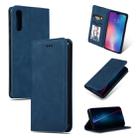 Retro Skin Feel Business Magnetic Horizontal Flip Leather Case for Xiaomi 9 SE(Navy Blue) - 1