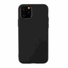 For iPhone 13 Pro Max Solid Color Frosted TPU Phone Case (Black) - 1