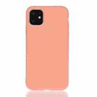 For iPhone 13 Pro Max Solid Color Frosted TPU Phone Case (Orange) - 1