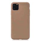 For iPhone 13 Pro Solid Color Frosted TPU Phone Case ForiPhone 13 Pro(Brown) - 1