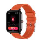 Q9pro 1.7 inch Color Screen Smart Watch, IP68 Waterproof,Support Temperature Monitoring/Heart Rate Monitoring/Blood Pressure Monitoring/Blood Oxygen Monitoring/Sleep Monitoring(Orange) - 1