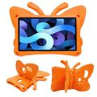 For Galaxy Tab A7 Lite T220/T225 2021 Butterfly Bracket Style EVA Children Falling Proof Cover Protective Case(Orange) - 1