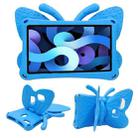 For Galaxy Tab A 8.0 T380/385/T387/T330/331/T377V Butterfly Bracket Style EVA Children Falling Proof Cover Protective Case(Blue) - 1
