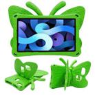 For Amazon Kindle Fire HD 8 2020 Butterfly Bracket Style EVA Children Falling Proof Cover Protective Case(Green) - 1