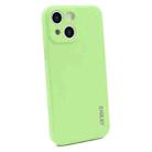 For iPhone 13 mini Hat-Prince ENKAY Liquid Silicone Shockproof Protective Case Cover (Light Green) - 1