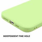 For iPhone 13 Hat-Prince ENKAY Liquid Silicone Shockproof Protective Case Cover (Dark Green) - 6
