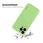 For iPhone 13 Hat-Prince ENKAY Liquid Silicone Shockproof Protective Case Cover (Light Green) - 2