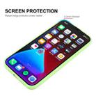 For iPhone 13 Hat-Prince ENKAY Liquid Silicone Shockproof Protective Case Cover (Light Green) - 4