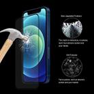 For iPhone 13 Hat-Prince ENKAY Liquid Silicone Shockproof Protective Case Drop Protection Cover + Full Coverage Tempered Glass Protector Film(Black) - 6