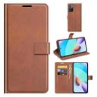 Retro Calf Pattern Buckle Horizontal Flip Leather Case with Holder & Card Slots & Wallet For Xiaomi Redmi 10(Light Brown) - 1