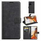 Retro Calf Pattern Buckle Horizontal Flip Leather Case with Holder & Card Slots & Wallet For Xiaomi Mi 11T(Black) - 1