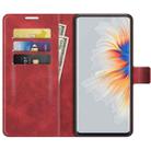 Retro Calf Pattern Buckle Horizontal Flip Leather Case with Holder & Card Slots & Wallet For Xiaomi  Mix 4(Red) - 3
