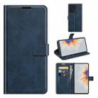Retro Calf Pattern Buckle Horizontal Flip Leather Case with Holder & Card Slots & Wallet For Xiaomi  Mix 4(Blue) - 1