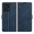 Retro Calf Pattern Buckle Horizontal Flip Leather Case with Holder & Card Slots & Wallet For Xiaomi  Mix 4(Blue) - 2