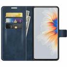 Retro Calf Pattern Buckle Horizontal Flip Leather Case with Holder & Card Slots & Wallet For Xiaomi  Mix 4(Blue) - 3