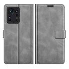 Retro Calf Pattern Buckle Horizontal Flip Leather Case with Holder & Card Slots & Wallet For Xiaomi  Mix 4(Grey) - 2