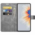 Retro Calf Pattern Buckle Horizontal Flip Leather Case with Holder & Card Slots & Wallet For Xiaomi  Mix 4(Grey) - 3