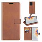 Retro Calf Pattern Buckle Horizontal Flip Leather Case with Holder & Card Slots & Wallet For Xiaomi  Mix 4(Light Brwon) - 1