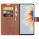 Retro Calf Pattern Buckle Horizontal Flip Leather Case with Holder & Card Slots & Wallet For Xiaomi  Mix 4(Light Brwon) - 3