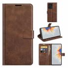 Retro Calf Pattern Buckle Horizontal Flip Leather Case with Holder & Card Slots & Wallet For Xiaomi  Mix 4(Dark Brow) - 1