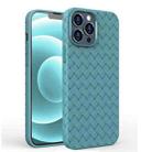 For iPhone 13 Full Coverage Woven Shockproof TPU Case(Grey) - 1