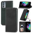 For Motorola Edge 20 Retro Skin Feel Business Magnetic Horizontal Flip Leather Case With Holder & Card Slots & Wallet & Photo Frame(Black) - 1