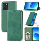 For OPPO Reno6 Z Retro Skin Feel Business Magnetic Horizontal Flip Leather Case With Holder & Card Slots & Wallet & Photo Frame(Green) - 1