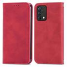 For OPPO Realme Q3 Pro Carnival / Realme GT Master Retro Skin Feel Business Magnetic Horizontal Flip Leather Case With Holder & Card Slots & Wallet & Photo Frame(Red) - 2