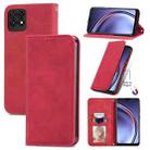 For Huawei Maimang 10 SE Retro Skin Feel Business Magnetic Horizontal Flip Leather Case with Holder & Card Slots & Wallet & Photo Frame(Red) - 1