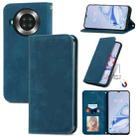 For Cubot Note 20 Retro Skin Feel Business Magnetic Horizontal Flip Leather Case with Holder & Card Slots & Wallet & Photo Frame(Blue) - 1