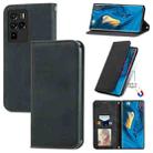 For ZTE Nubia Z30 Pro Retro Skin Feel Business Magnetic Horizontal Flip Leather Case with Holder & Card Slots & Wallet & Photo Frame(Black) - 1