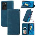 For ZTE Nubia Z30 Pro Retro Skin Feel Business Magnetic Horizontal Flip Leather Case with Holder & Card Slots & Wallet & Photo Frame(Blue) - 1