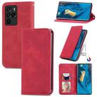 For ZTE Nubia Z30 Pro Retro Skin Feel Business Magnetic Horizontal Flip Leather Case with Holder & Card Slots & Wallet & Photo Frame(Red) - 1