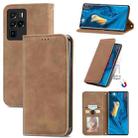 For ZTE Nubia Z30 Pro Retro Skin Feel Business Magnetic Horizontal Flip Leather Case with Holder & Card Slots & Wallet & Photo Frame(Brwon) - 1