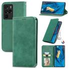 For ZTE Nubia Z30 Pro Retro Skin Feel Business Magnetic Horizontal Flip Leather Case with Holder & Card Slots & Wallet & Photo Frame(Green) - 1