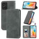 For vivo S10/ S10 Pro Retro Skin Feel Business Magnetic Horizontal Flip Leather Case with Holder & Card Slots & Wallet & Photo Frame(Gray) - 1