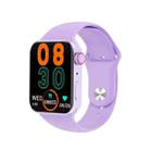 T100Plus 1.75 inch Color Screen Smart Watch, IP67 Waterproof,Support Body Temperature Test/Bluetooth Call/Heart Rate Monitoring/Blood Pressure Monitoring/Blood Oxygen Monitoring/Sleep Monitoring(Purple) - 1