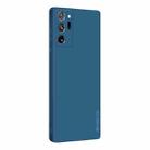 For Samsung Galaxy Note20 Ultra PINWUYO Touching Series Liquid Silicone TPU Shockproof Case(Blue) - 1