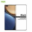 For Honor Magic 3 / Magic 3 Pro MOFI 9H 3D Explosion Proof Thermal Bending Full Screen Tempered Glass Film(Black) - 1