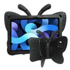 For Galaxy Tab A7 10.4 2020 T500/T505 Butterfly Bracket Style EVA Children Falling Proof Cover Protective Case(Black) - 1