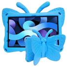 For Galaxy Tab A7 10.4 2020 T500/T505 Butterfly Bracket Style EVA Children Falling Proof Cover Protective Case(Blue) - 1