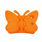 For iPad 10.2 2021 Butterfly Bracket Style EVA Children Falling Proof Cover Protective Case(Orange) - 1