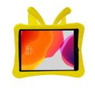 For iPad 10.2 2021 Butterfly Bracket Style EVA Children Falling Proof Cover Protective Case(Yellow) - 4
