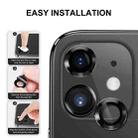 For iPhone 13 ENKAY Hat-Prince Aluminium Alloy + Tempered Glass Camera Lens Cover Film Ring(Black) - 6