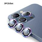 For iPhone 13 Pro ENKAY Hat-Prince Aluminium Alloy + Tempered Glass Camera Lens Cover Film Ring  / 13 Pro Max(Colorful) - 1