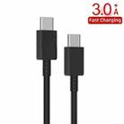 XJ-69 5 PCS 1m 3A USB-C / Type-C to Type-C TPU Charging Sync Data Cable for Mobile Phone(Black) - 2