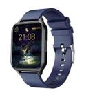 Q26 1.7 inch Color Screen Smart Watch, IP68 Waterproof,Support Temperature Monitoring/Heart Rate Monitoring/Blood Pressure Monitoring/Blood Oxygen Monitoring/Sleep Monitoring(Blue) - 1