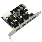 4 Port USB 3.0 Pci Express Expansion Card Pci-E Adapter - 1