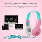 KID101 Portable Cute Children Learning Wired Headphone(Pink Green) - 4